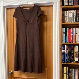 Toad & Co coffee colored dress. Size L